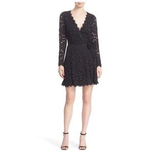 DIANE VON FURSTENBERG 'Shaelyn' Lace Wrap Dress 4